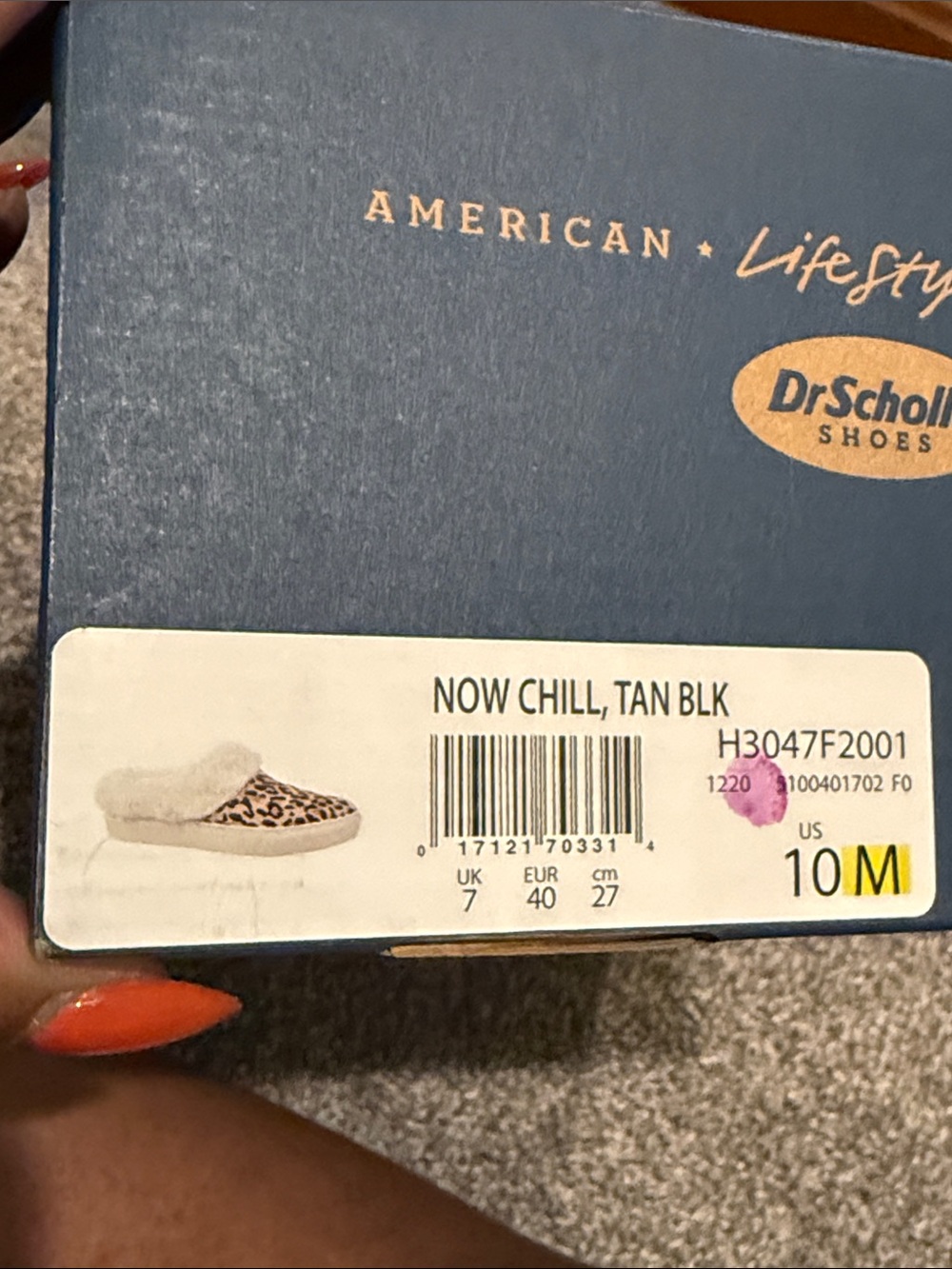 NEW Dr. Scholl's Leopard Print Faux-Fur Slip-Ons - Brown/Cream - Picture 6 of 6